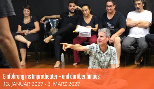 Improtheater Stuttgart präsentiert: Einführung ins Improtheater - und darüber hinaus! Wöchentlicher Improworkshop mit Steve Jarand