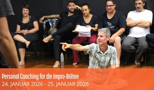 Personal Coaching für die Impro-Bühne, mit Steve Jarand vom Improtheater Stuttgart