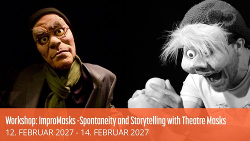 Improtheater Stuttgart präsentiert: Workshop: ImproMasks -Spontaneity and Storytelling with Theatre Masks 