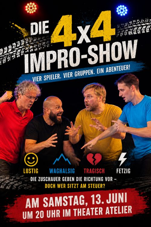 Stuttgart improvisiert: Die 4x4-Impro-Show